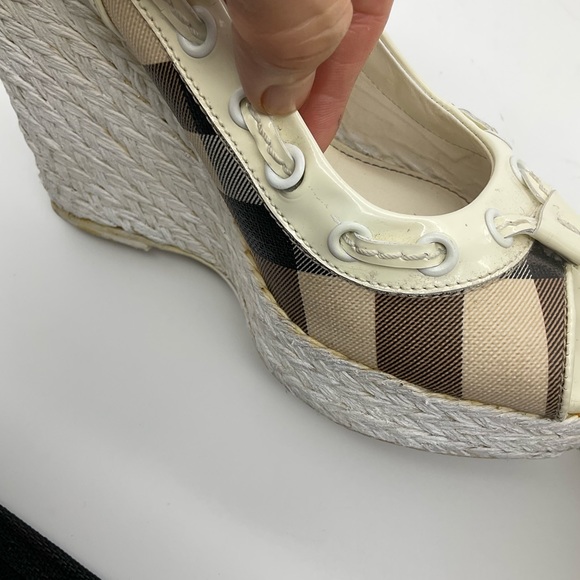 BURBERRY ESPADRILLES HEELS - Picture 8 of 13